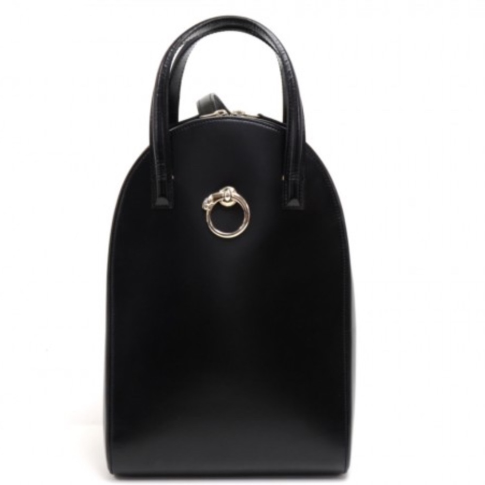 Cartier Panthère Black Calfskin Leather Backpack